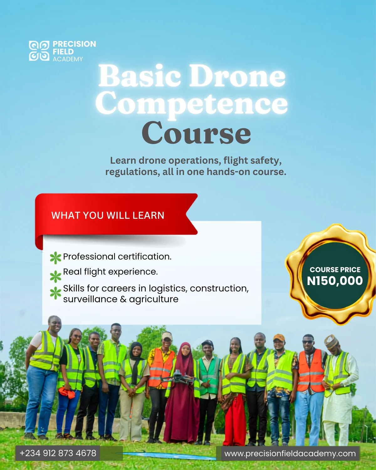Basic Drone Pilot Competency Course for Precision Agriculture Official Course Brief