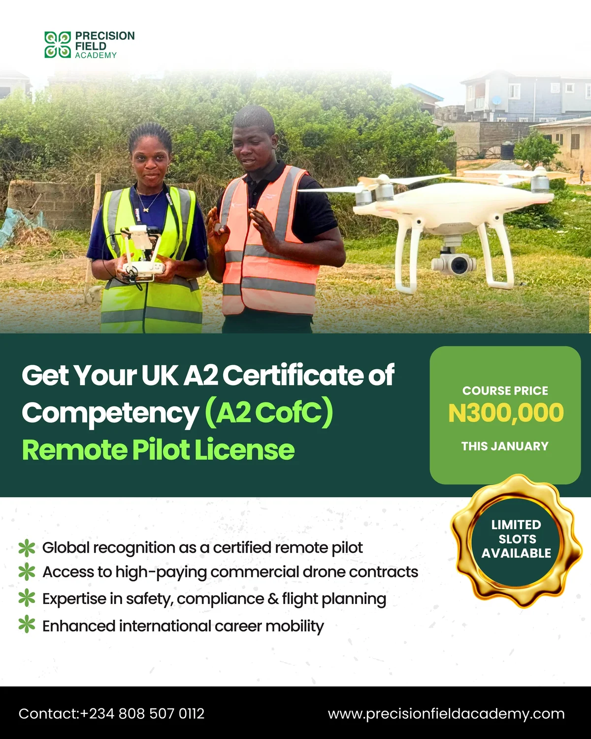 UK A2 Certificate of Competency (A2 CofC) Course Official Course Brief